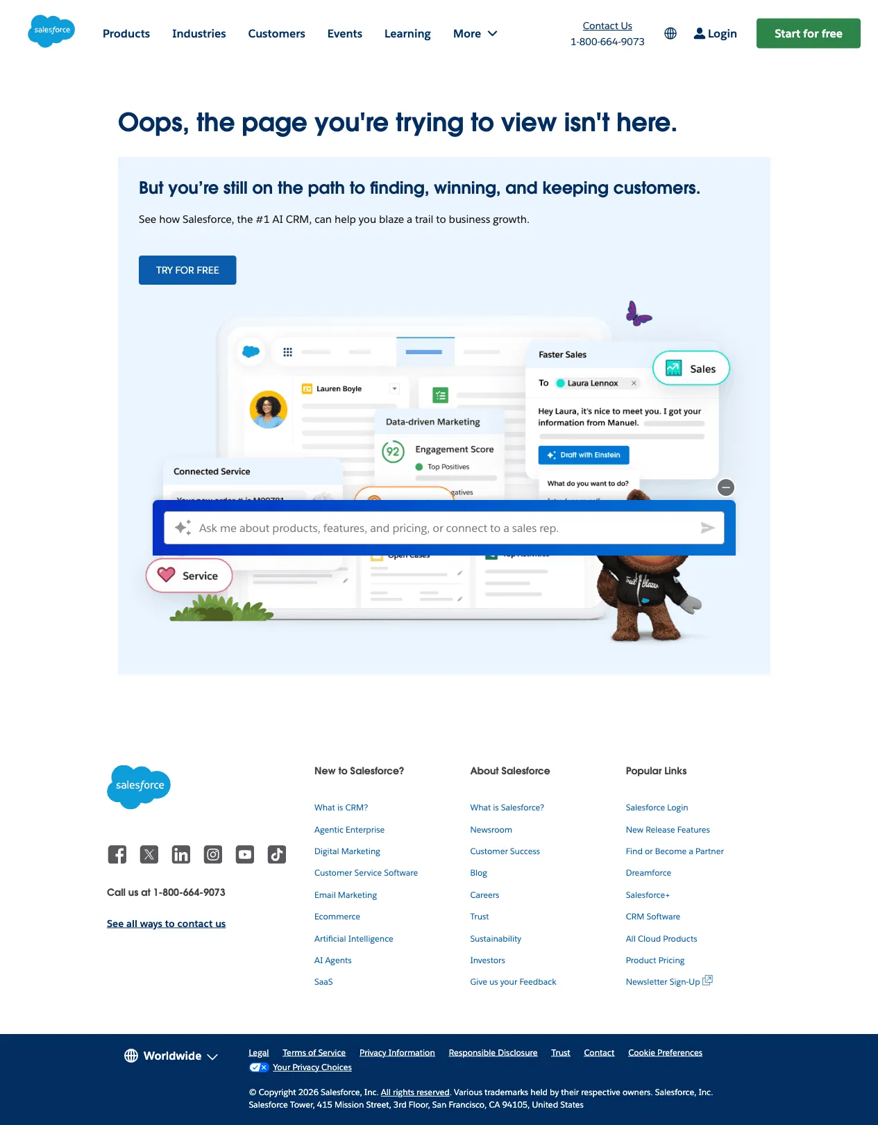 Salesforce screenshot
