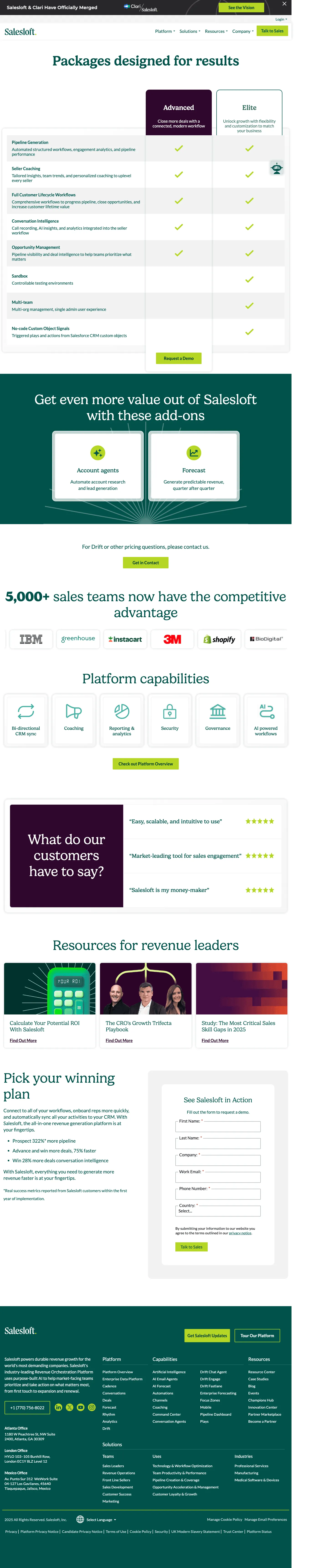 Salesloft screenshot 2
