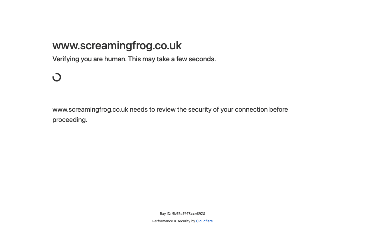 Screaming Frog screenshot 3