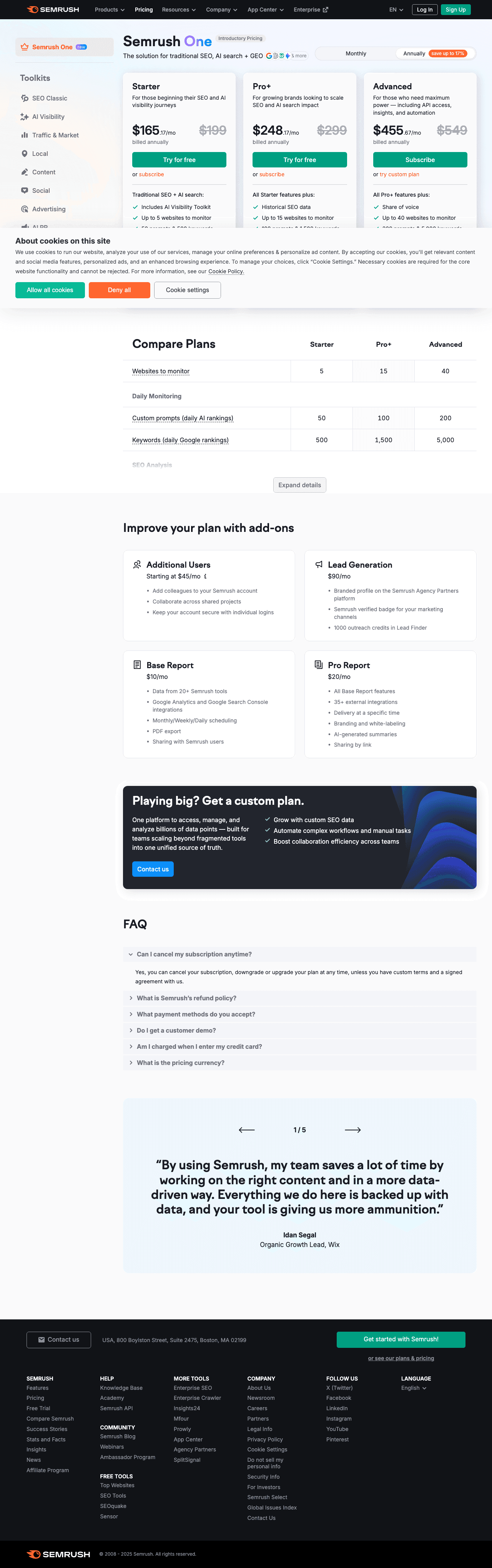 Semrush screenshot 3