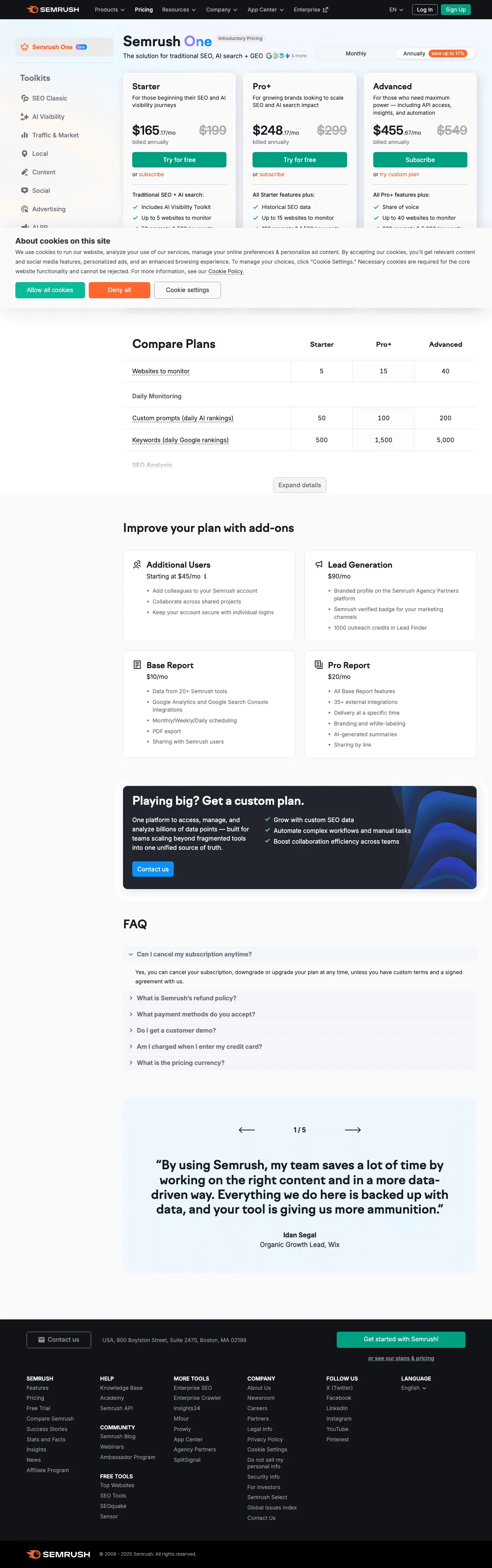 Semrush screenshot 3