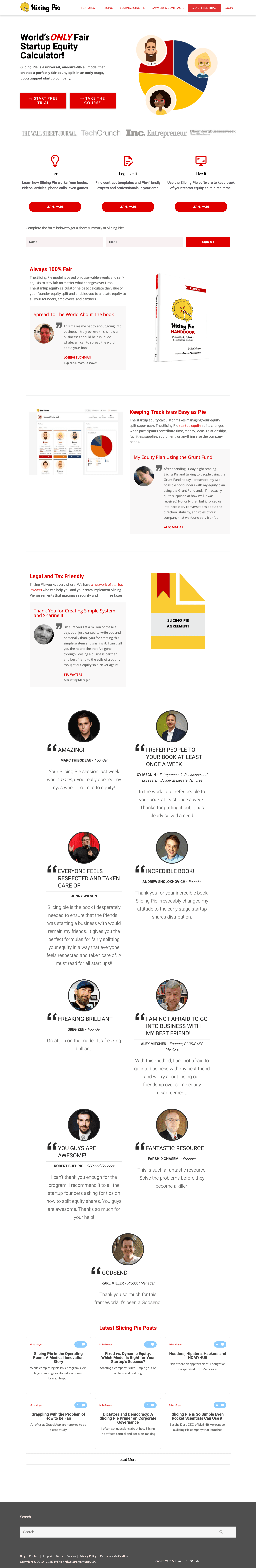 Slicing Pie screenshot