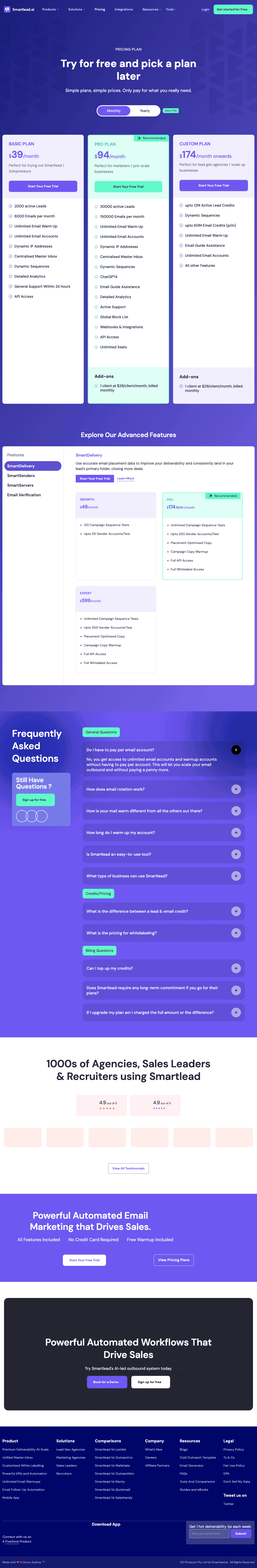 Smartlead screenshot 2