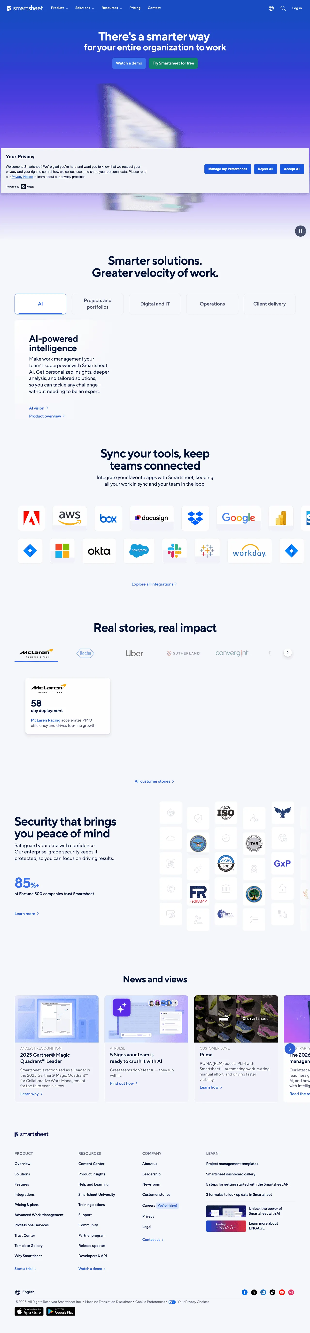 Smartsheet screenshot 2