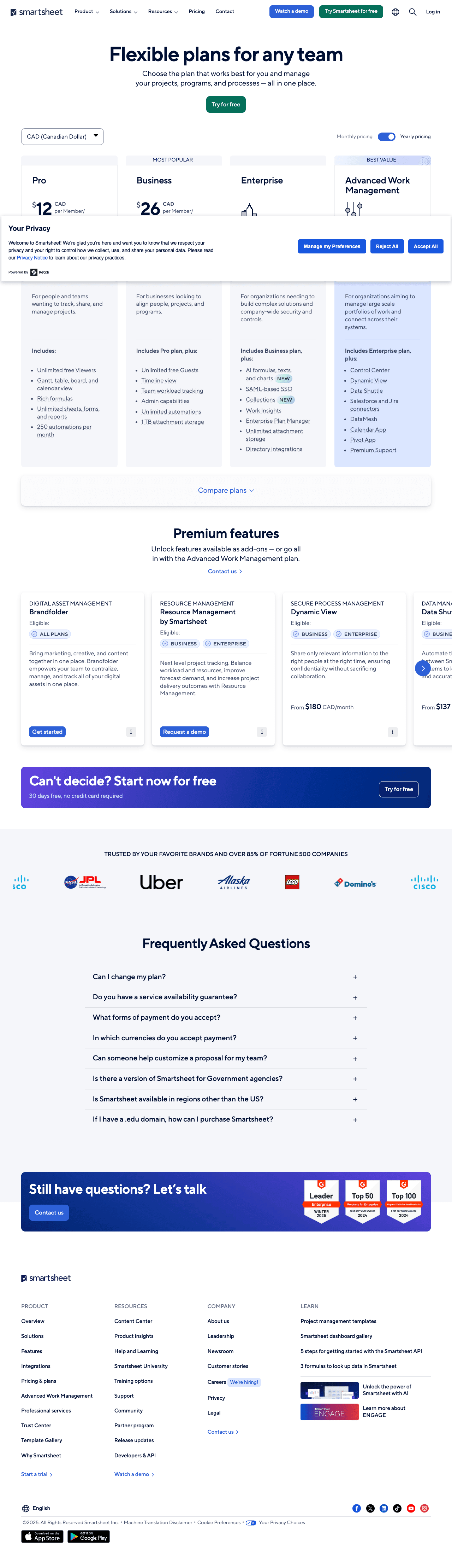 Smartsheet screenshot 3