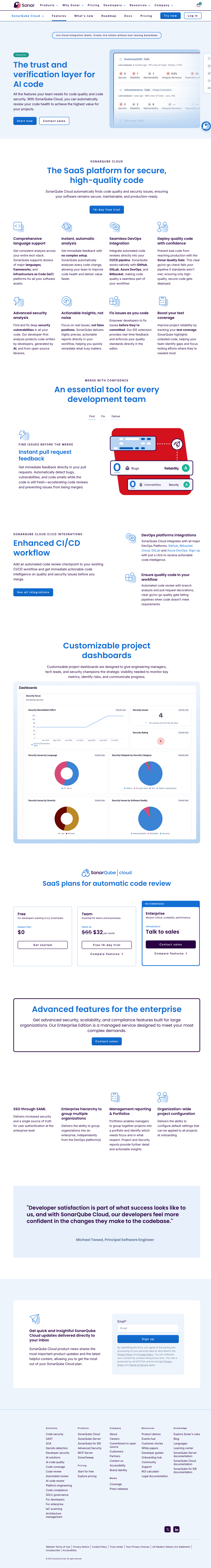 SonarCloud screenshot 1