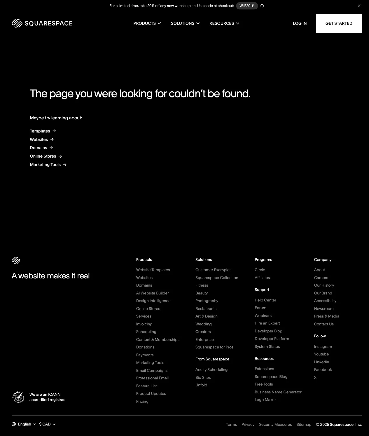 Squarespace screenshot 4