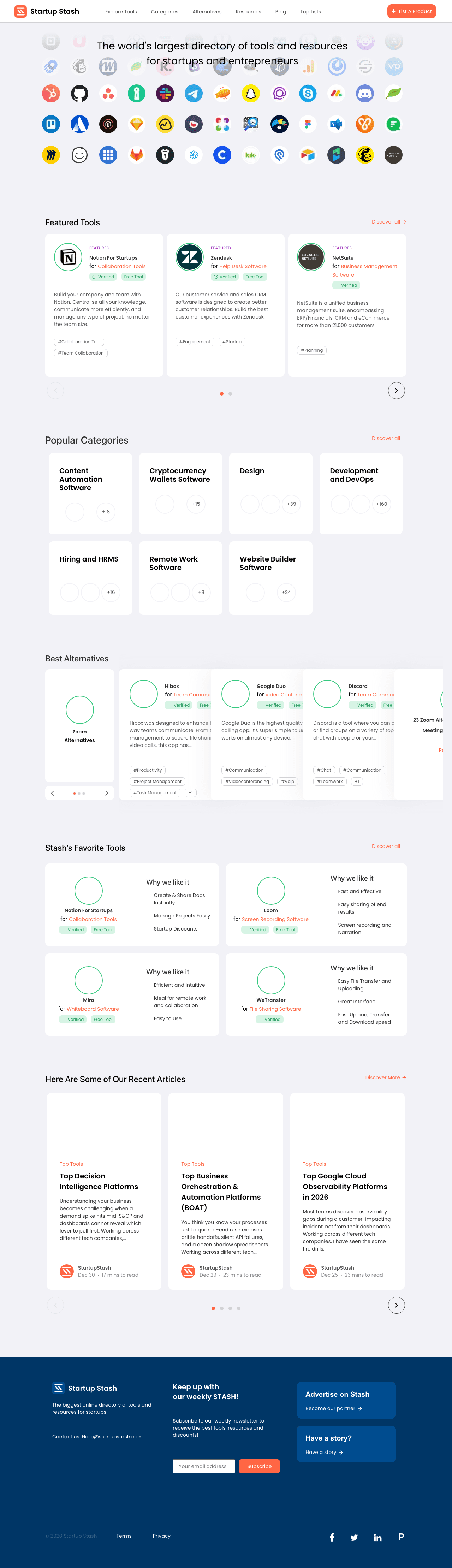 StartupStash screenshot 2