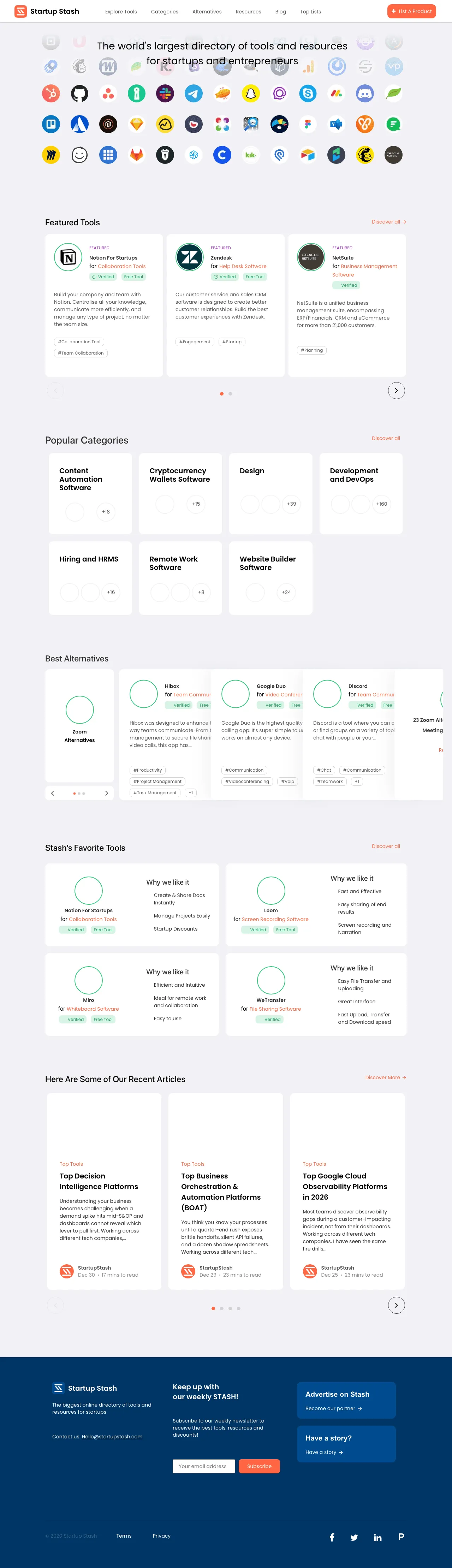StartupStash screenshot 2