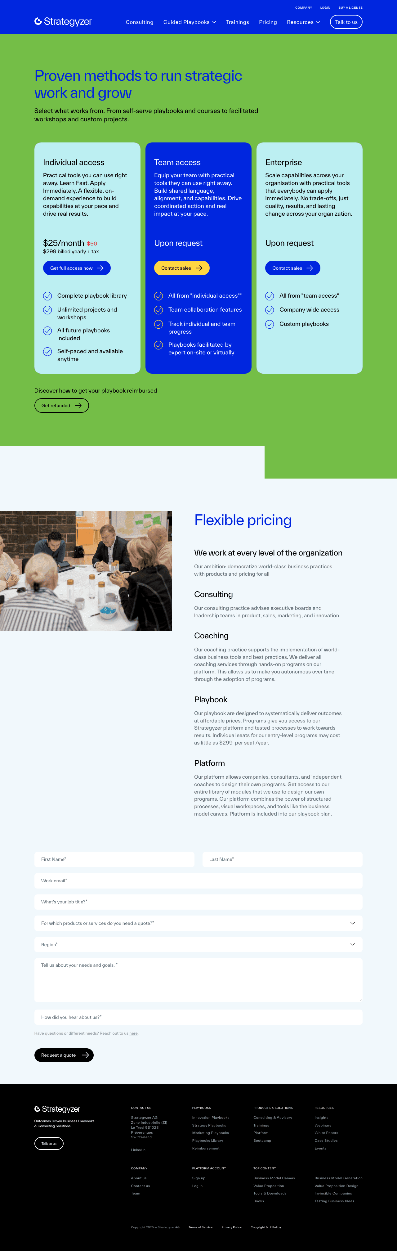 Strategyzer screenshot 2