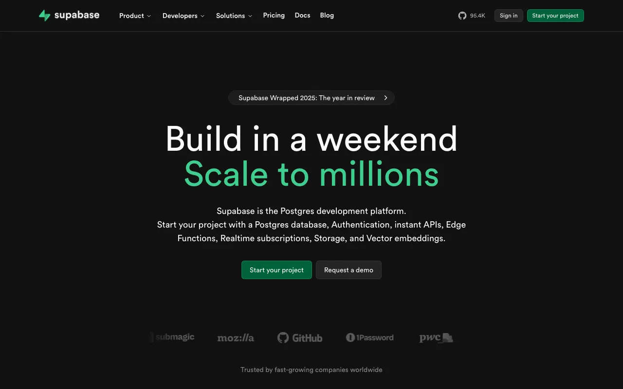 Supabase screenshot 3