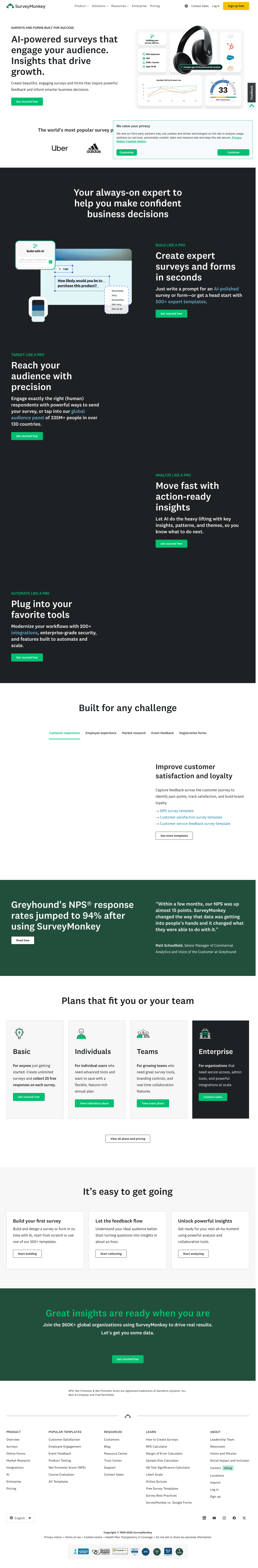 SurveyMonkey screenshot 3