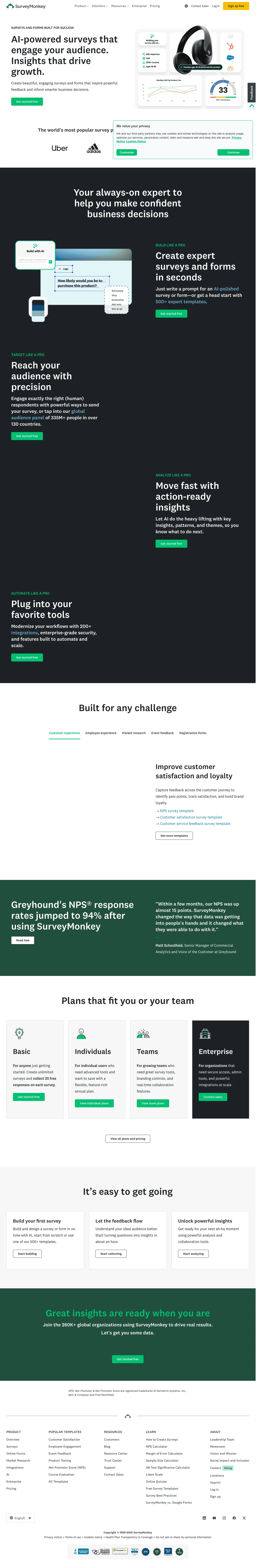 SurveyMonkey screenshot 3