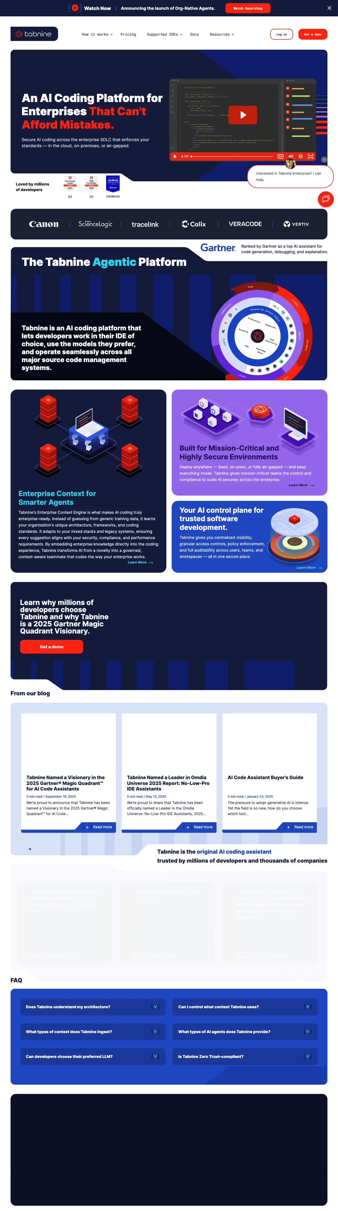 Tabnine screenshot 1