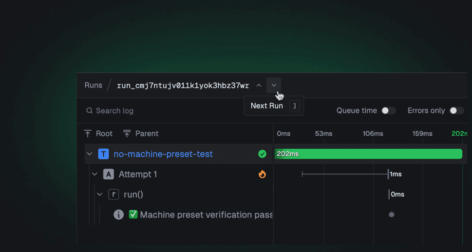 Trigger.dev screenshot 2