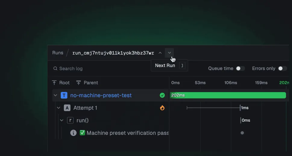 Trigger.dev screenshot 2