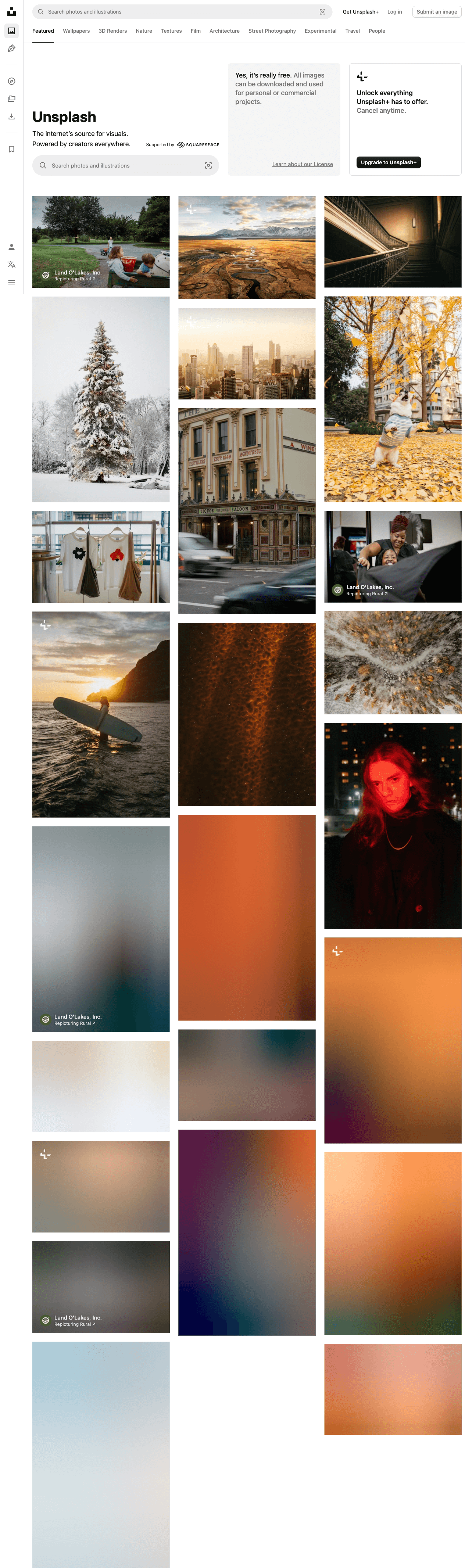 Unsplash screenshot 2