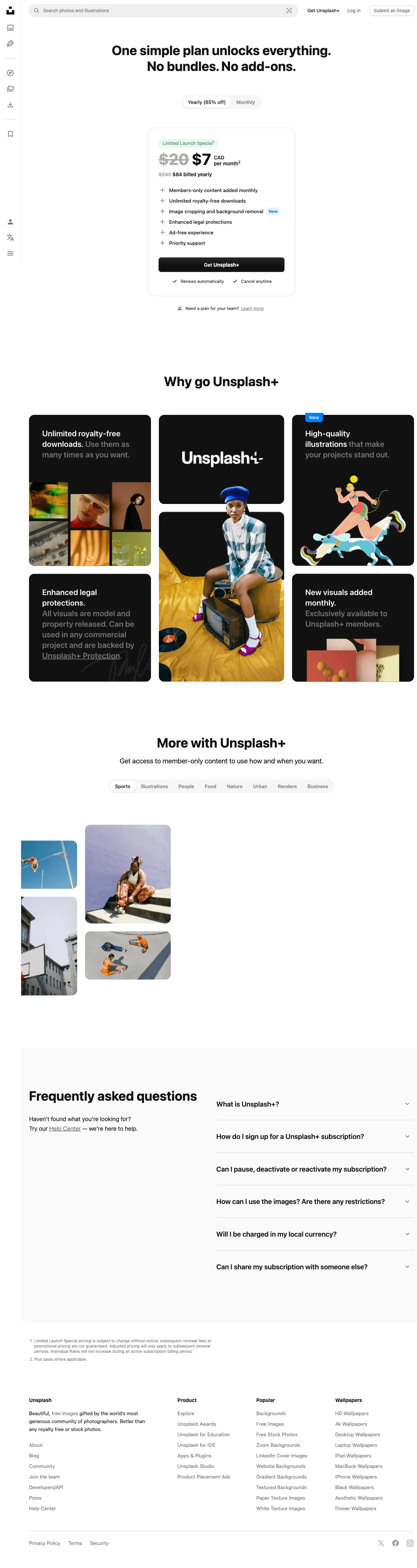 Unsplash screenshot 3