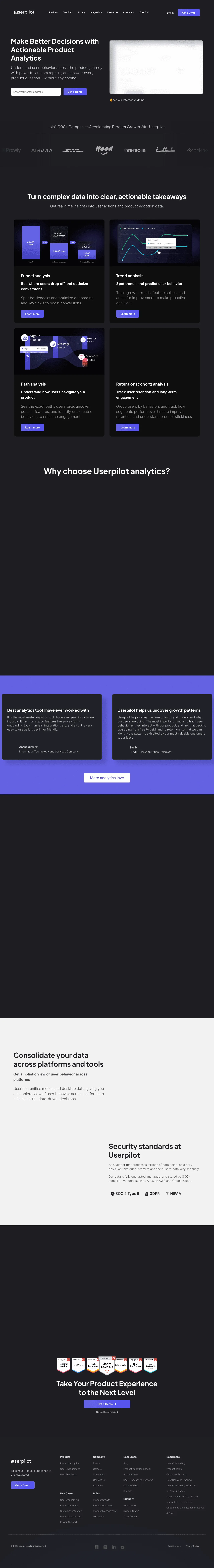 Userpilot screenshot