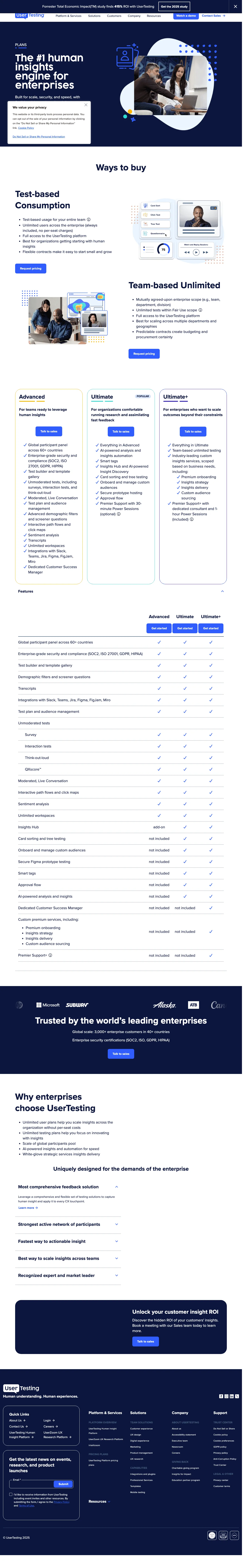 UserTesting screenshot 3