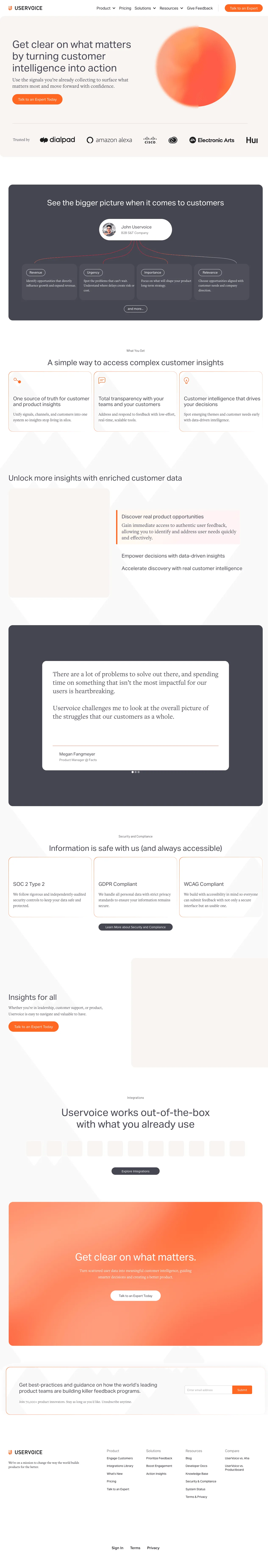UserVoice screenshot 2