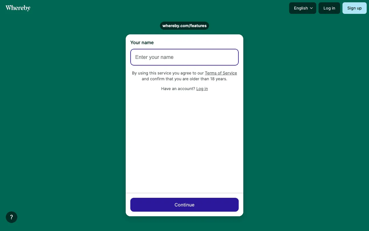 Whereby screenshot 3