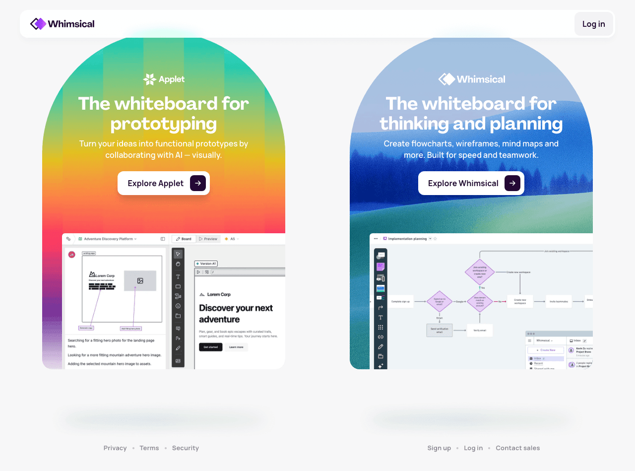 Whimsical screenshot