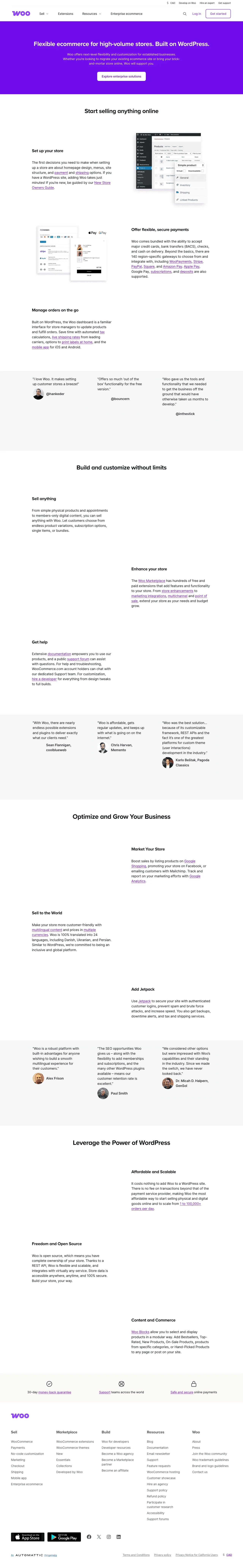WooCommerce screenshot
