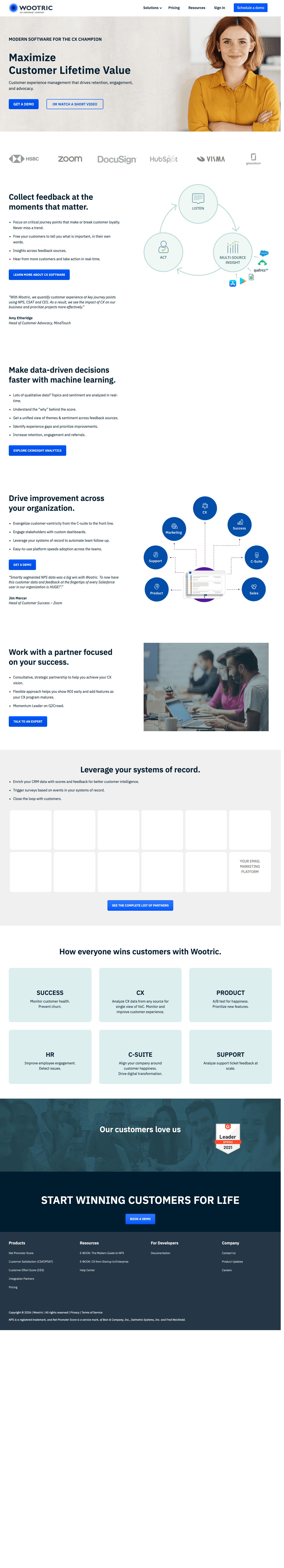 Wootric screenshot 2