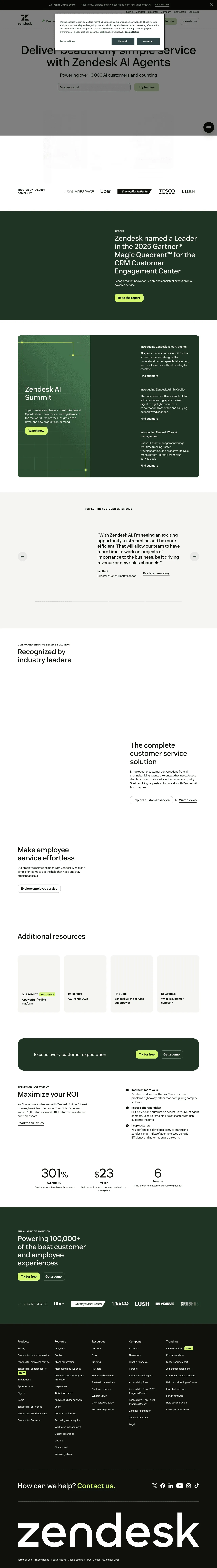 Zendesk screenshot 2
