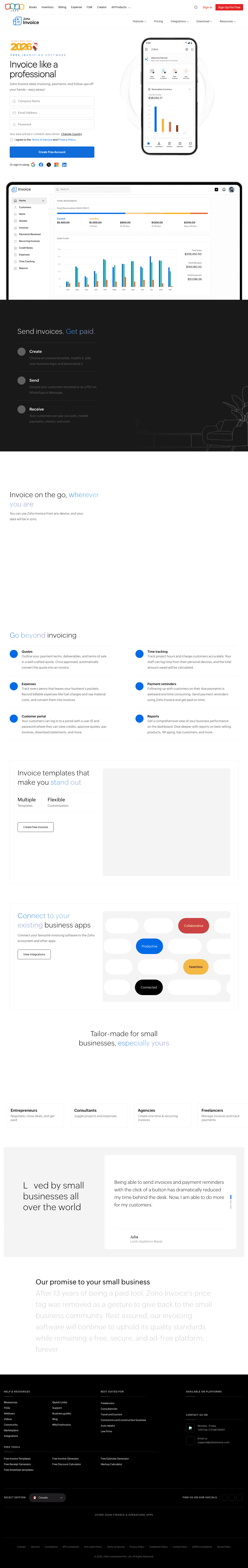 Zoho Invoice screenshot 2