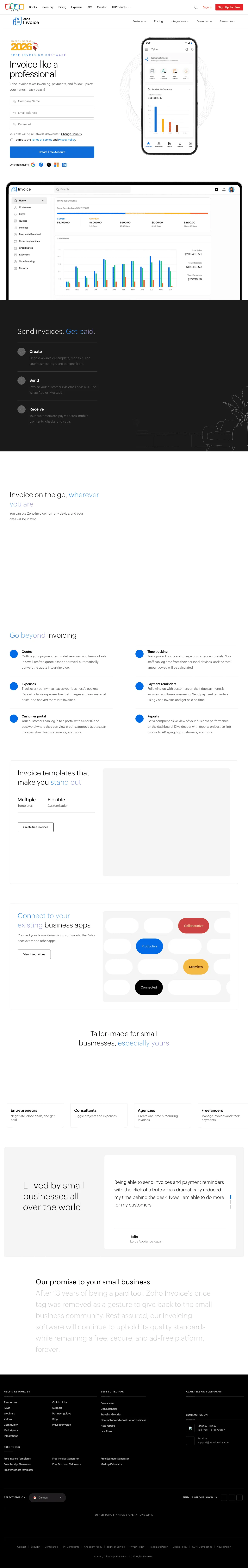 Zoho Invoice screenshot 2