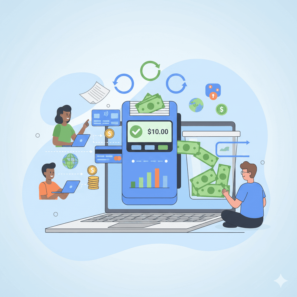 I need to accept payments from customers