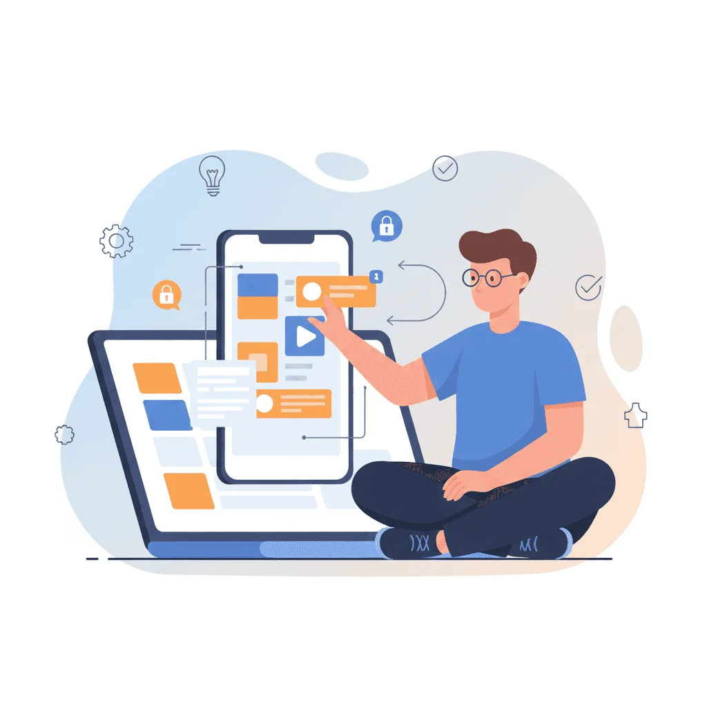 Illustration for I need to build an MVP without coding: Prove your idea works before writing a single line of code.