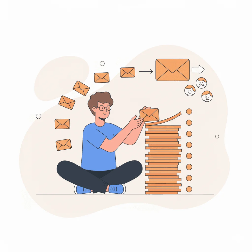 Illustration for I need to collect emails and send campaigns: Your email list is an asset no algorithm can take away.