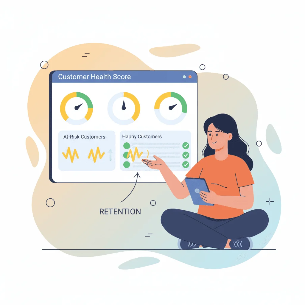 Illustration for I need to handle customer success at scale: Keep customers successful before they become churned customers.