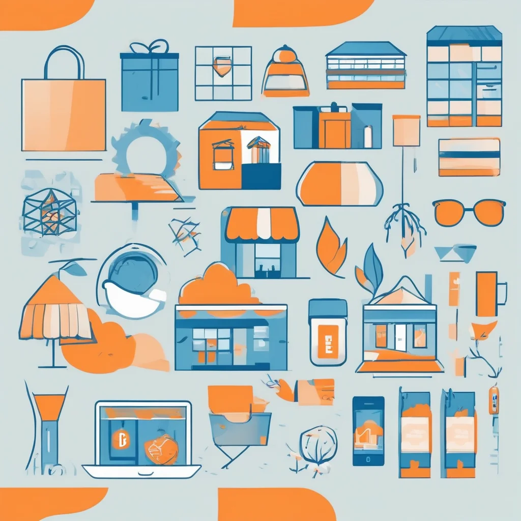 Illustration for I need to set up an online store to sell products: Launch your store and start selling today