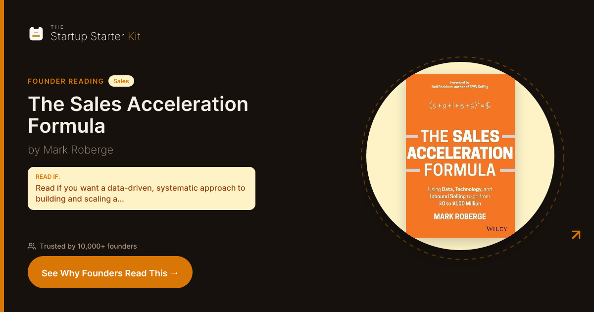 The Sales Acceleration Formula by Mark Roberge | Book Recommendations ...