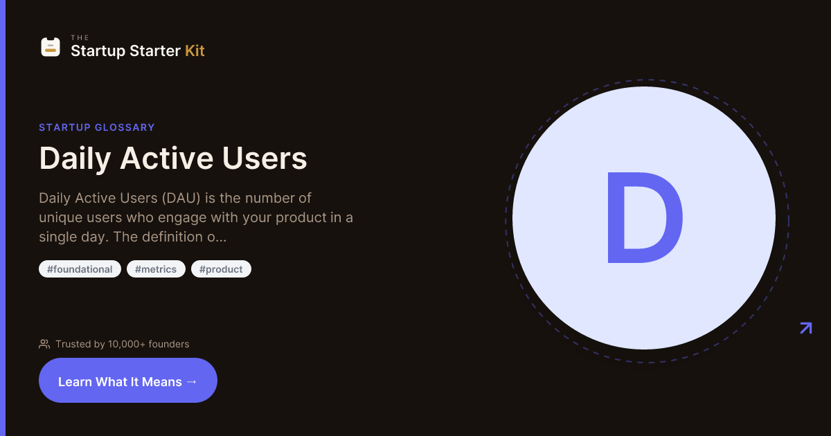What is Daily Active Users (DAU)? | Startup Glossary