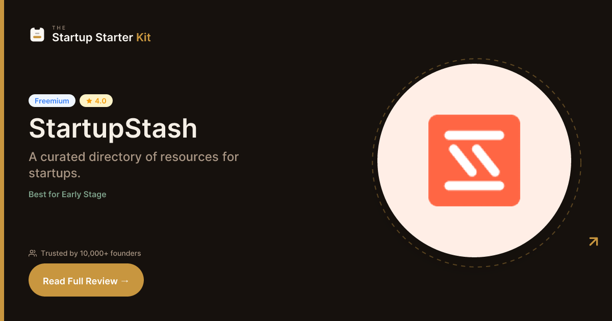 StartupStash Review (2026) | Features, Pricing & Alternatives
